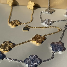 Load image into Gallery viewer, Four Leaf Clover Tawakkul, Sabr & Shukr Necklace