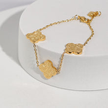 Load image into Gallery viewer, Four Leaf Clover Tawakkul, Sabr & Shukr Bracelet