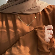 Load image into Gallery viewer, توكل صبر شكر Stainless Steel Coin Necklace