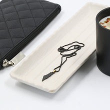 Load image into Gallery viewer, From The River To The Sea Reversible Black Cubic Necklace