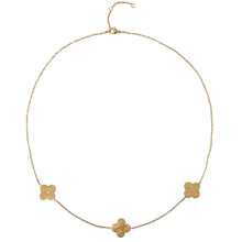 Load image into Gallery viewer, Four Leaf Clover Tawakkul, Sabr & Shukr Necklace