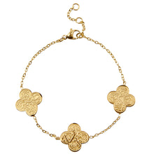 Load image into Gallery viewer, Four Leaf Clover Tawakkul, Sabr & Shukr Bracelet