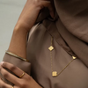 Four Leaf Clover Tawakkul, Sabr & Shukr Necklace