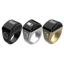 Load image into Gallery viewer, Smart Digital Tasbih Ring with Azan Prayer Reminder (20mm)
