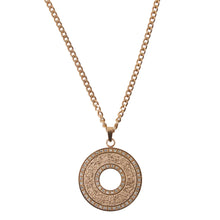 Load image into Gallery viewer, Ayatul Kursi Cubic Zirconia Round Pendant
