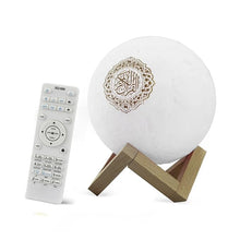 Load image into Gallery viewer, 3D Colour Changing Moon Quran Speaker
