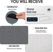Load image into Gallery viewer, FLowMat Stone Bath Mat (Diatomaceous Earth)
