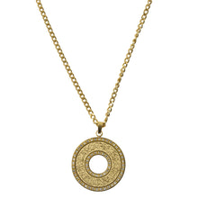 Load image into Gallery viewer, Ayatul Kursi Cubic Zirconia Round Pendant

