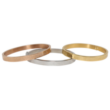 Load image into Gallery viewer, Ayatul Kursi Engraved 18K Gold Plated Bangle
