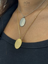 Load image into Gallery viewer, Divine Ayatul Qursi Oval Pendant Necklace

