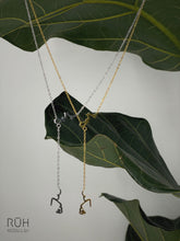 Load image into Gallery viewer, Sabr, Shukr Drop Necklace
