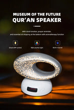 Load image into Gallery viewer, Quran Speaker &amp; Lamp – Museum of the Future Inspired Islamic Audio Speaker
